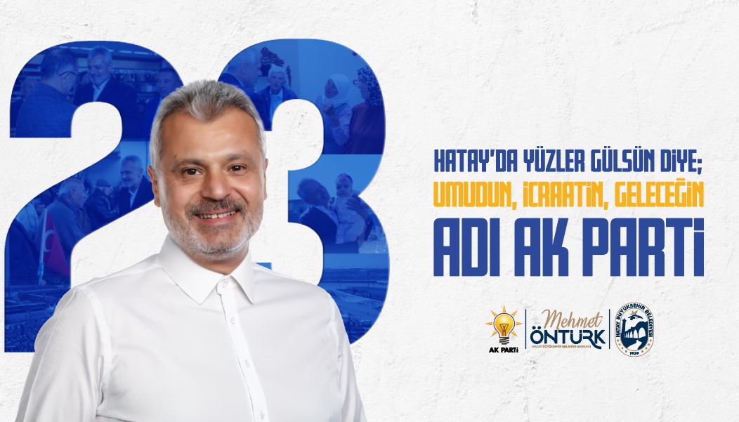 BAŞKAN ÖNTÜRK AK PARTİ’NİN 23. YIL DÖNÜMÜNÜ KUTLADI