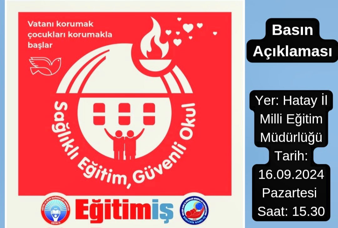 EĞİTİM İŞ: “EĞİTİMDE TASARRUF OLMAZ”