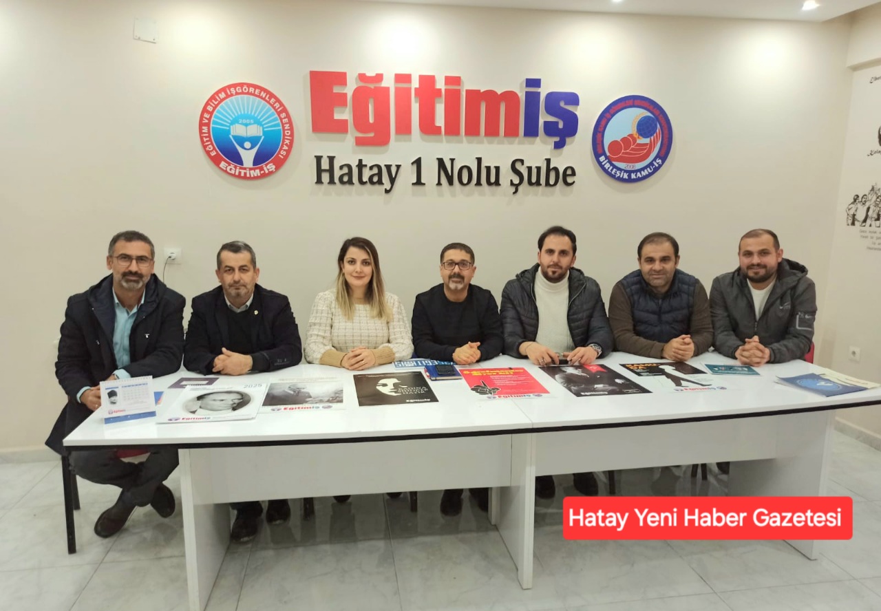 Eğitim İş Hatay 1Nolu Şube: “SURİYE’DEKİ KATLİAMLARA SESSİZ KALMAYIN”